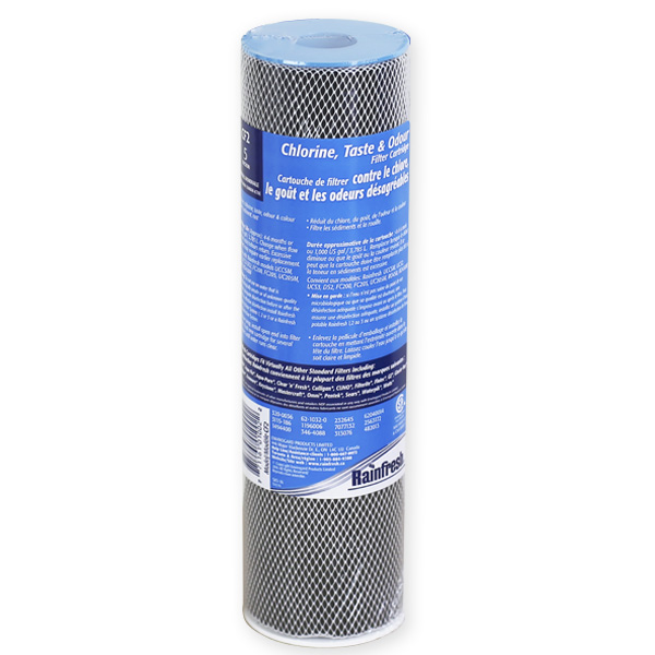 CF2 chlorine removal filter cartridge