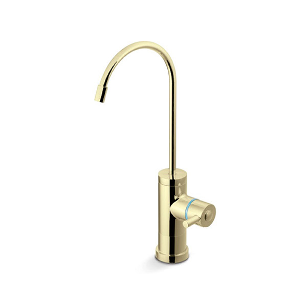 drinking water faucet polished brass