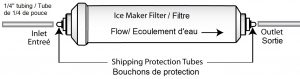 IM200 external fridge filter installation