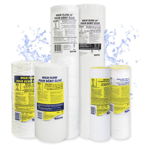 Water Filter Cartridges Canada. Sediment, chemicals, chlorine, lead